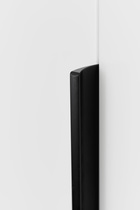 Furnipart - Edge Straight - greb i Aluminium Børstet mat sort CC3x160mm L6